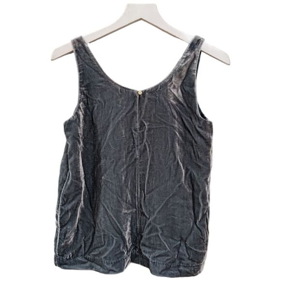 J. CREW Velvet Tank Top in Gentle Sea Women's Size 00 Style J4925 NWT - Picture 8 of 12
